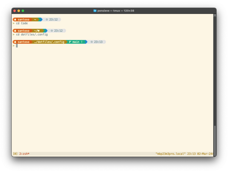 Starship prompt with Solarized colorscheme